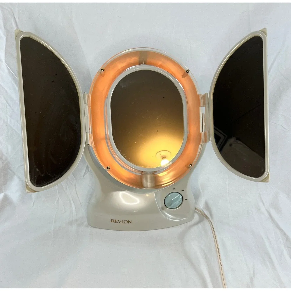 Vintage Revlon Lighted Vanity Makeup Mirror RV-964‎ Adjustable Beauty Mirror